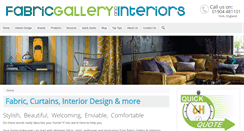 Desktop Screenshot of fabricgallery.co.uk